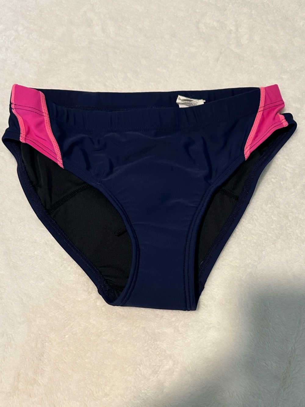 TYR Navy and Pink Dri Max Bikini Bottoms